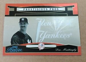 2005 Playoff Prestige Prestigious Pros Don Mattingly PP-23  /500 NY Yankees