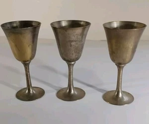 Vintage Trophy Award's 3 Silver Cups for Downhill Skiing 1973 - Picture 1 of 15