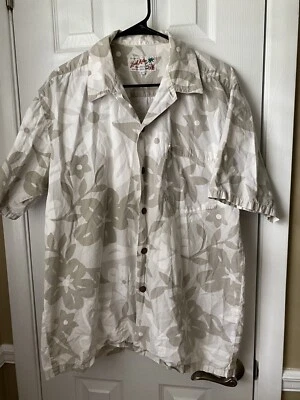 Vintage Local Motion 80s 90s Surf Hawaiian Aloha Shirt Button Front - Men's L - Image 1 of 4