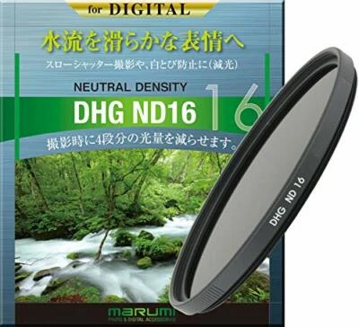 MARUMI ND filter DHG ND16 49mm for light intensity adjustment NEW from Japan - Image 1 of 4