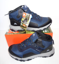 New Mens Water Resistant Leather Walking Hiking Ankle Boots Shoes UK Sizes 5-11