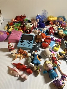 Lot Of Misc Kids Toys Cars Figures Bonus Bag Of Trinkets - Picture 1 of 3