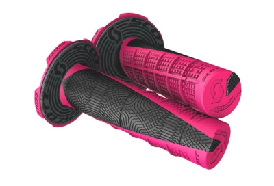 Scott Duece Twist MX 握把甜甜圈霓虹粉色黑色雅马哈 YZ 125 250F 450F FX — 第 1/3 张图片