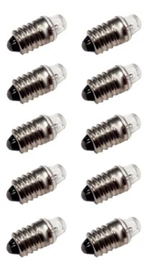 Lámparas o Bombillas Miniatura E10, 3.8V 0.2A, Pack de 10, Estilo Linterna - Imagen 1 de 1