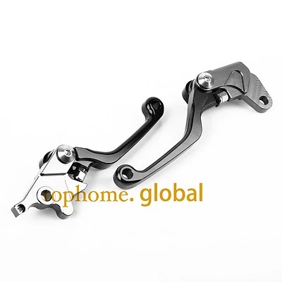 For Suzuki DRZ400S/SM 2000-2021 Black Pivot Brake Clutch Levers DR250R 1996-2000 - Image 1 of 4