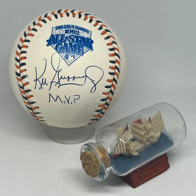 Ken Griffey Jr signed Rawlings 1992 All Star Logo Baseball JSA Inscribed A3719 - Image 1 of 4