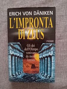 Erich Von Daniken L'Impronta di Zeus Prima Edizione Libro Mistero Atlantide