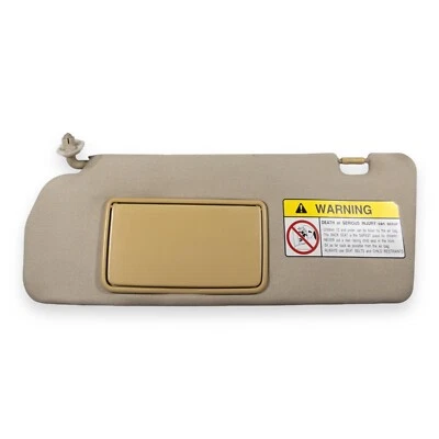 1997-1999 Mitsubishi Montero Sport Driver Left Side Sun Visor Tan - Image 1 of 4