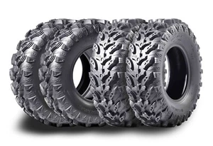 MCKINLEY UTV ATV Tires 25X8-12 6 Ply Super Mud 25X8X12 Offroad X611, Set 4 - Picture 1 of 4