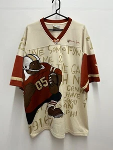 VTG Platinum FUBU Fat Albert Football Jersey Size XXXL Streetwear Hip Hop - Picture 1 of 10