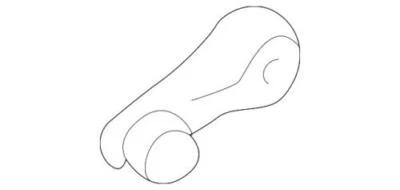 Regulador de montaje de manija genuino Honda *NH264L* (gris elegante) 75330-SC7-000ZV Foto 1 de 2