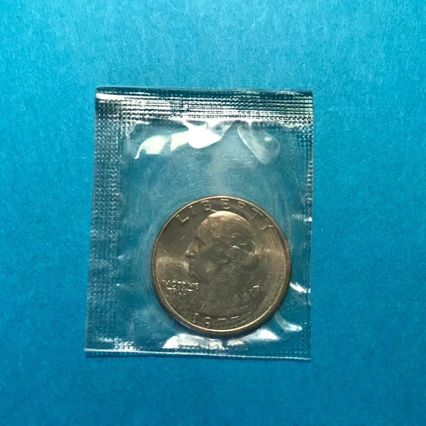 1977 P Washington Quarter Philly US Mint Cello   FREE SHIP Cover