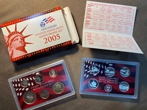 2005 United Sates Mint Silver Proof Set. J/F1 - Picture 1 of 4