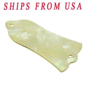 Yellow Pearl Guitar Truss Rod Cover 2 Hole For Gibson Les Paul - Picture 1 of 5