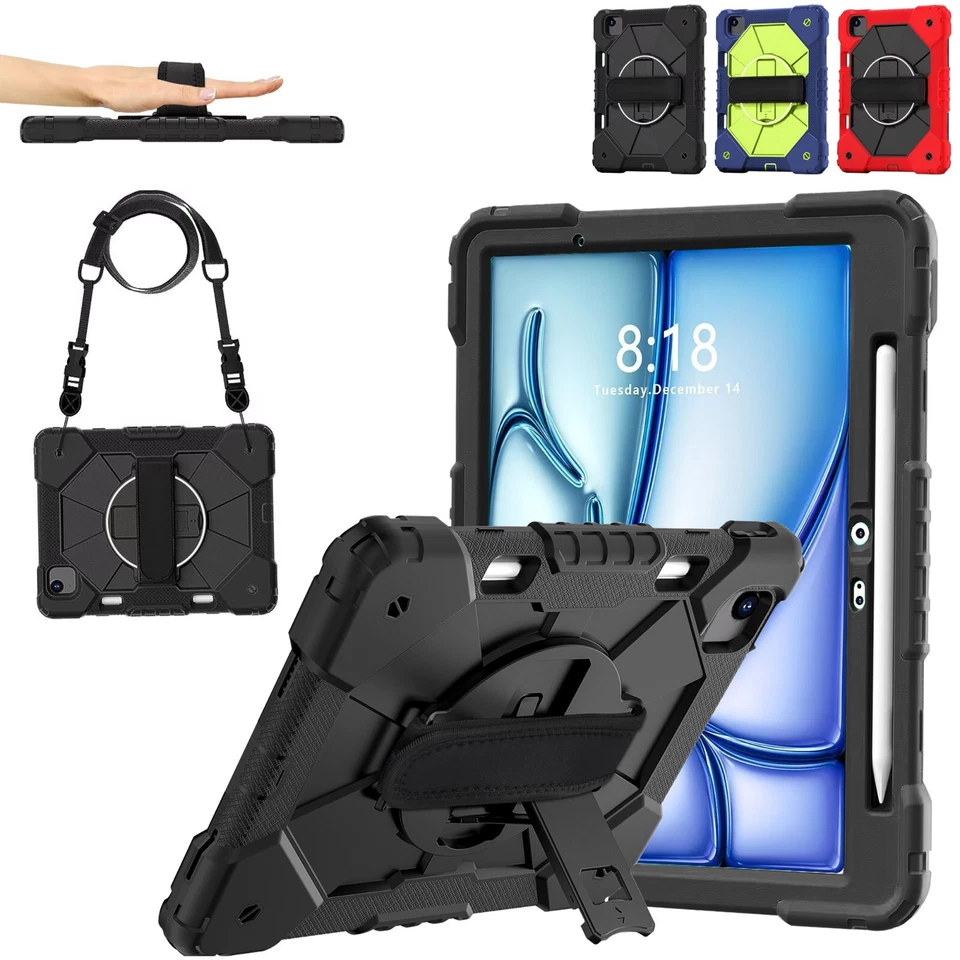 For iPad Air 11 2024-2025 11 inch Contrast Robot Silicone Hybrid PC Tablet Case - Image 1 of 1