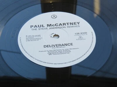 PAUL MCCARTNEY 1992  12 "   DELIVERANCE    STEVE ANDERSON REMIXES  ( DUB MIX ) - Image 1 of 4