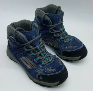 Vasque Breeze III UltraDry Kid's Size 5 Waterproof Hiking Boot Blue Suede - Picture 1 of 12