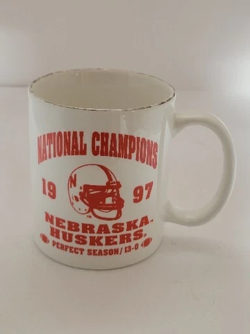 Nebraska Cornhuskers Coffee Mug 1997 Championship Year Cover