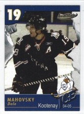 2004-05 Kootenay Ice (WHL) Dale Mahovsky