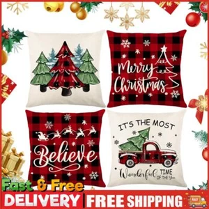 Christmas Winter Holiday Pillowcase Decorative Cushion Cover for Home Decor - Bild 1 von 21