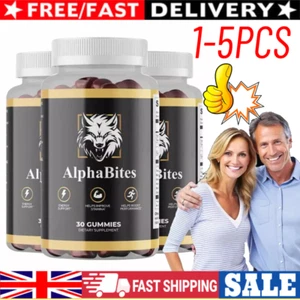 1-5 PIEZAS AlphaBites 7 en 1 refuerzo de óxido nítrico - raíz de remolacha y L-arginina gomosa nuevo - Imagen 1 de 11