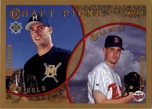 1999 Topps # 218 J.M. GOLD Brewers RYAN MILLS Twins Rookies DRAFT PICKS Sharp ! 