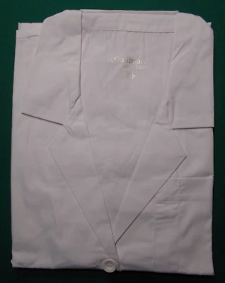 Medical White Unisex Lab Coat Men or Women SIZE 3XL - Image 1 of 4