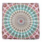 Large Floor Pillow Cover Meditation Cushion Seating Throw Hippie Square Cushion