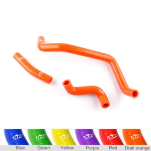 Orange for Can Am Bombardier DS 650 DS650 2000-2007 ATV Silicone Radiator Hose - Imagen 1 de 12