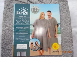 100% Baumwolle Kapuzenhandtuch/Poncho/Wickelmantel für Strand Schwimmen Bad Wickeln. - Bild 1 von 4