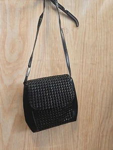 Cartera vintage Liz Claiborne BOLSA COTA DE MALLA NEGRA - Imagen 1 de 12
