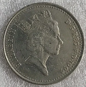 1992 United Kingdom/Great Britain 10 Pence *D199 - Picture 1 of 3
