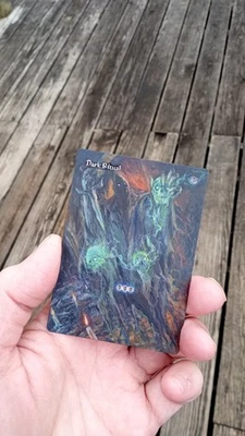 MtG Dark Ritual Full Magic Altered Hand Painted Art Original Alter  - Image 1 of 4