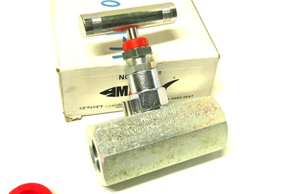 1/2 英寸 FNPT X FNPT 10000 PSI 针阀碳钢 PTFE T 杆(批量 2)36493 — 第 1/3 张图片