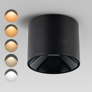 Modern LED Ceiling Spotlight 5CCT 4.72 inches 18W Dimmable Ceiling Light,2700... - Picture 1 of 6