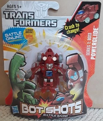Transformers Bot Shots Powerglide new sealed B013 mosc unopened - Image 1 of 4