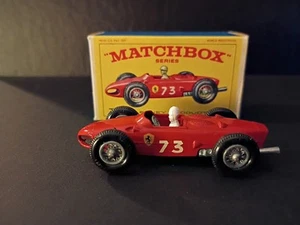Matchbox #73B Ferrari F1 Racing Car 1962 In Original Crisp E3 Box - Picture 1 of 18