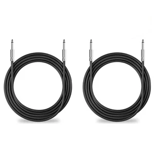 2 MR DJ CQQ12 12' Pro PA DJ Karaoke 1/4" Maschio a 1/4" Maschio Mono Amplificatore Patch - Foto 1 di 5