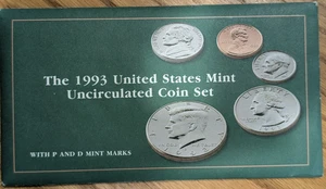 United States Mint Uncirculated Coin Set 1993 - Picture 1 of 8
