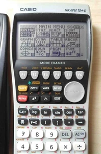 Calculatrice graphique CASIO graph 75+E mode examen + programmes - Afbeelding 1 van 3