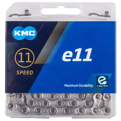 KMC E-Bike Kette E11 122 Glieder exzellentes Schaltverhalten 11-fach Kettensch. - Bild 1 von 3