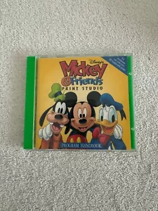 MICKEY MOUSE & FRIENDS PRINT STUDIO - 1996 Windows 3.1/95 - VINTAGE!! - Picture 1 of 1