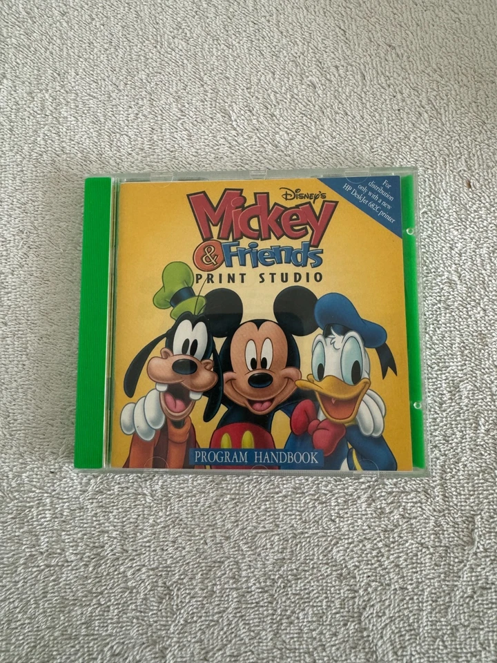 MICKEY MOUSE & FRIENDS PRINT STUDIO - 1996 Windows 3.1/95 - VINTAGE!! - Image 1 of 1