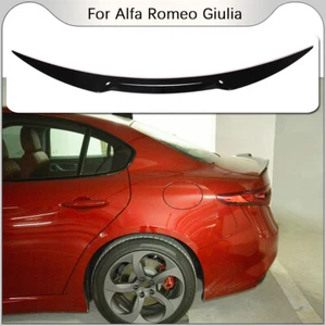 Per Alfa Romeo Giulia Quadrifoglio nero lucido spoiler posteriore bagagliaio spoiler  - Foto 1 di 12