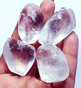 Lote de 4 piezas de piedras preciosas sueltas 100 % cristal natural de cuarzo 535 quilates - Imagen 1 de 6