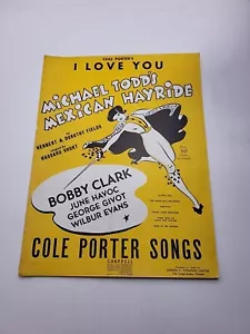 I Love You - Mexican Hayride - 1942 - Sheet Music - Picture 1 of 5