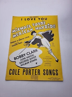 I Love You - Mexican Hayride - 1942 - Partituras Foto 1 de 4