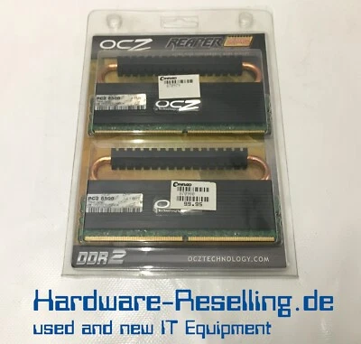 OCZ Reaper Hpc Edition 2GB Kit PC-2-8500/DDR2-1066 OCZ2RPR10664GK 5-5-5 2.2 2GB - Immagine 1 di 2