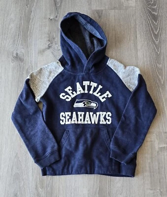 Seattle Seahawks Hoodie XS-S Navy NFL Team Apparel Football Sweatshirt Youth  - Image 1 of 4