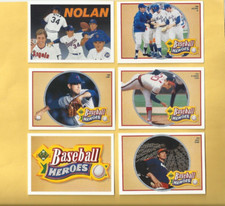 1991 UPPER DECK BASEBALL HEROES NOLAN RYAN INSERT SET